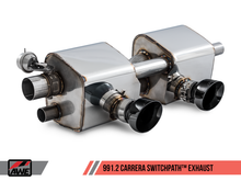 Load image into Gallery viewer, AWE Tuning Porsche 911 (991.2) Carrera / S SwitchPath Exhaust for PSE Cars - Diamond Black Tips
