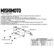 Load image into Gallery viewer, Mishimoto 2021+ Ford Bronco Plastic Bumper License Plate Relocation