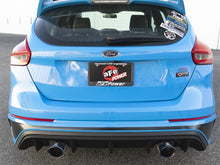 Load image into Gallery viewer, aFe Takeda 3in 304 SS Axle-Back Exhaust System w/ Blue Flame Tip 16-18 Ford Focus RS 2.3L (t)