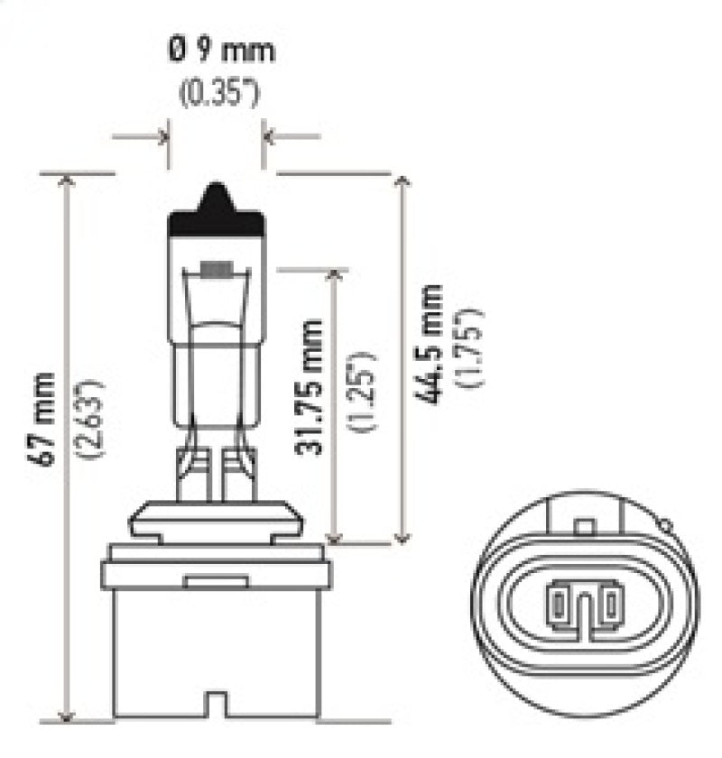 Hella Optilux 880 12V Xenon Yellow XY Bulb