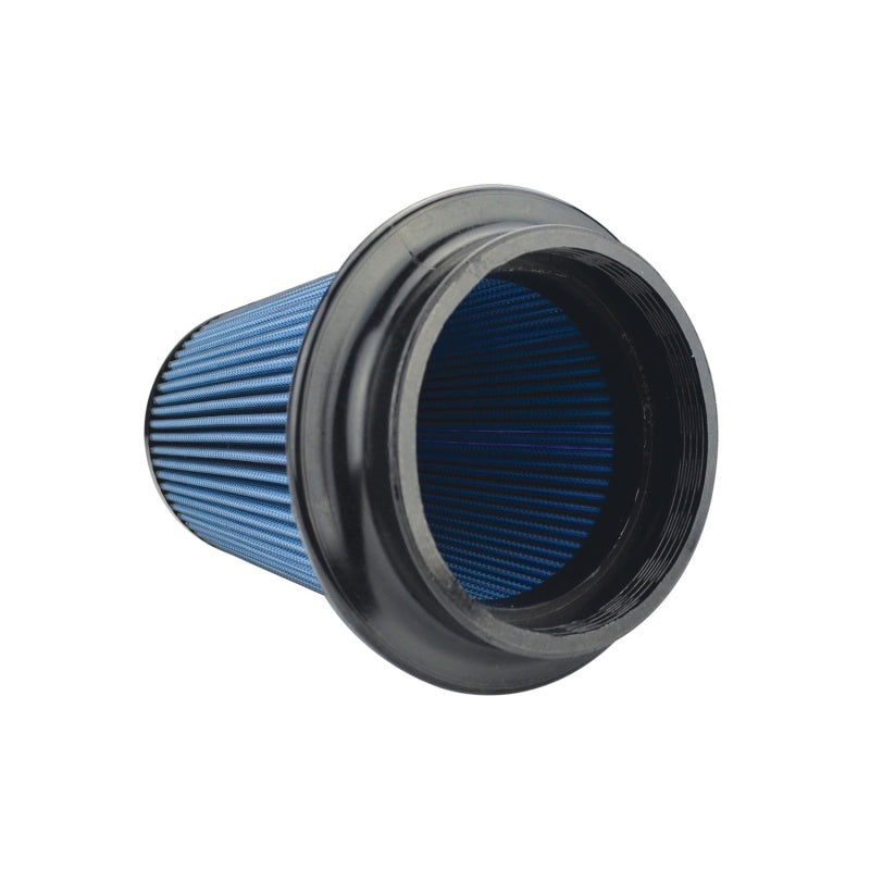 Injen SuperNano-Web Air Filter 5in Flange ID 7in Base/ 7.9in Height/ 5in Top/ Filter Monitor Nipple