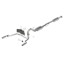 Load image into Gallery viewer, Ford Racing 21-22 F-150 2.7L/3.5L/5.0L Rear Exit Sport Exhaust - Chrome Tips