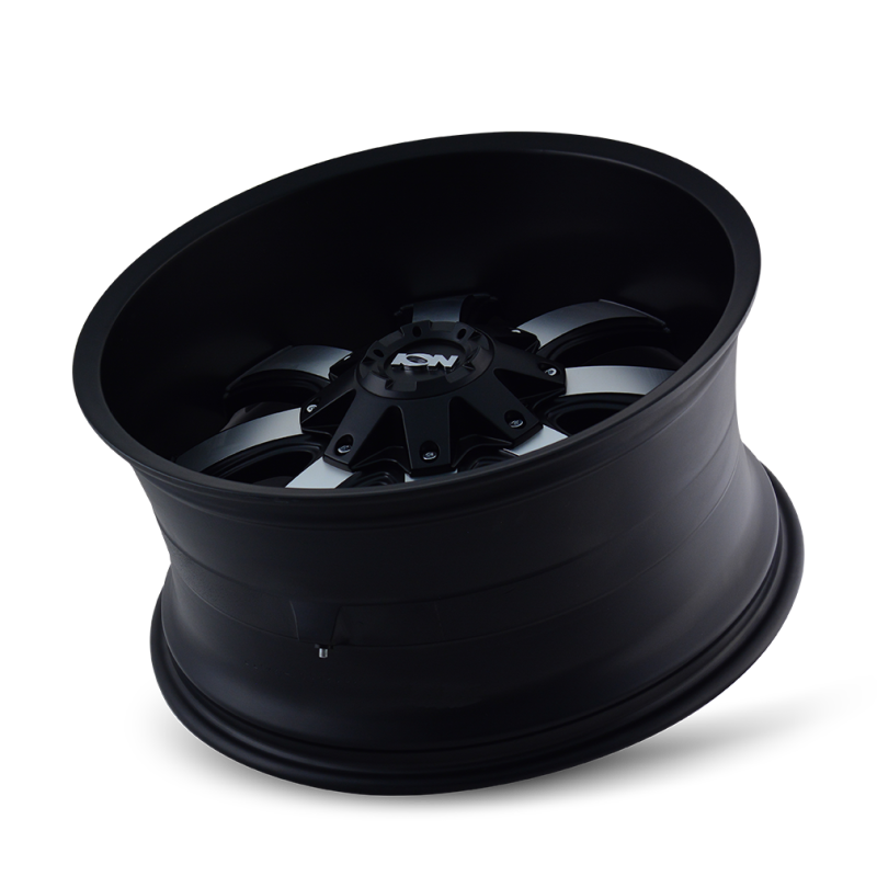 ION Type 189 20x10 / 8x180 BP / -19mm Offset / 124.1mm Hub Satin Black/Machined Face Wheel