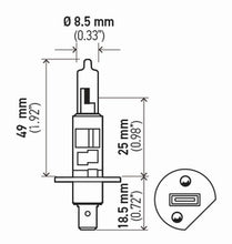 Load image into Gallery viewer, Hella Bulb H1 12V 55W P145S T25 Sb