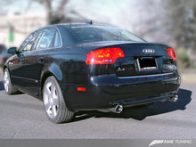 Load image into Gallery viewer, AWE Tuning Audi B7 A4 3.2L Track Edition Dual Tip Exhaust - Diamond Black Tips