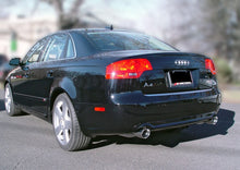 Load image into Gallery viewer, AWE Tuning Audi B7 A4 3.2L Track Edition Dual Tip Exhaust - Diamond Black Tips