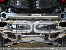 Load image into Gallery viewer, AWE Tuning 991 Carrera Performance Exhaust - Chrome Silver Tips