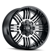 Load image into Gallery viewer, ION Type 144 20x9 / 8x180 BP / 18mm Offset / 124.1mm Hub Black/Machined Wheel