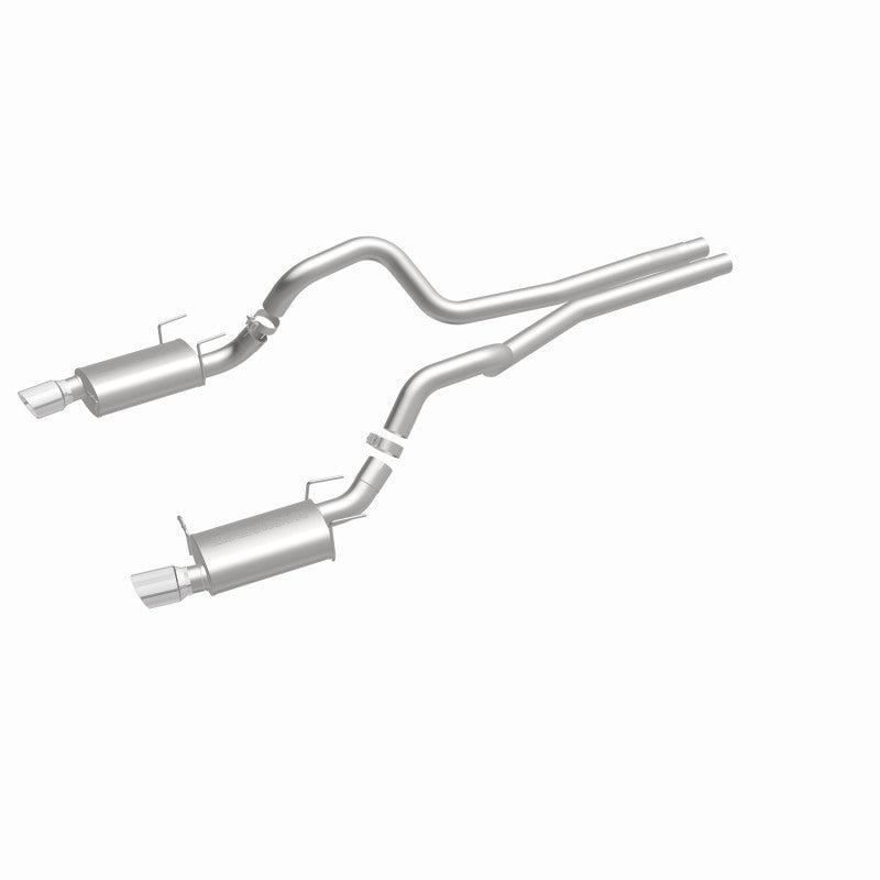 MagnaFlow 13 Ford Mustang Dual Split Rear Exit Stainless Cat Back Performance Exhaust (Street)