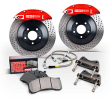Load image into Gallery viewer, StopTech 05-14 Ford Mustang GT BBK Touring Front ST-60 Calipers 1pc 355x32 Slotted Rotors