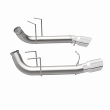 Load image into Gallery viewer, MagnaFlow 13 Ford Mustang Dual Split Rear Exit Stainless Axle-Back Cat Back Exhaust (Competition)