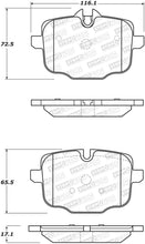 Load image into Gallery viewer, StopTech 11-17 BMW 530i Street Brake Pads w/Shims &amp; Hardware - Rear