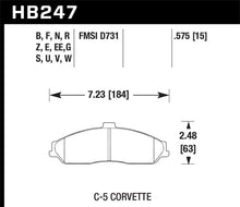 Load image into Gallery viewer, Hawk 97-13 Chevy Corvette Base/Z51 DTC-50 Front Brake Pads