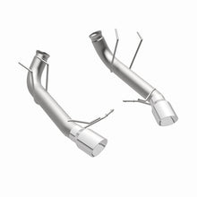 Load image into Gallery viewer, MagnaFlow 13 Ford Mustang Dual Split Rear Exit Stainless Axle-Back Cat Back Exhaust (Competition)