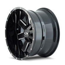 Load image into Gallery viewer, ION Type 141 20x12 / 5x127 BP / -44mm Offset / 87mm Hub Gloss Black Milled Wheel