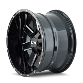 ION Type 141 20x12 / 8x180 BP / -44mm Offset / 124.1mm Hub Gloss Black Milled Wheel