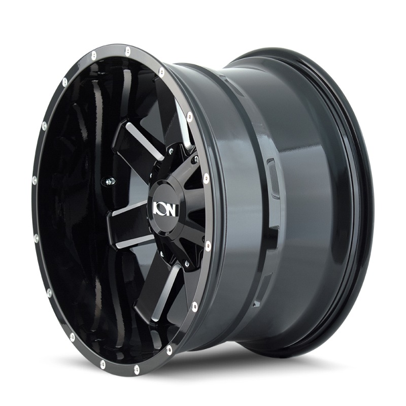 ION Type 141 20x9 / 5x150 BP / 0mm Offset / 110mm Hub Gloss Black Milled Wheel