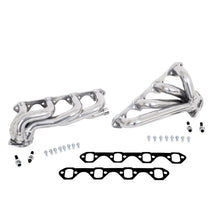 Load image into Gallery viewer, BBK 87-95 Ford F150 Truck 5.8 351 Shorty Unequal Length Exhaust Headers - 1-5/8 Silver Ceramic