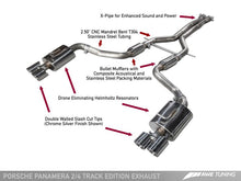 Load image into Gallery viewer, AWE Tuning Panamera 2/4 Track Edition Exhaust (2011-2013) - w/Chrome Silver Tips