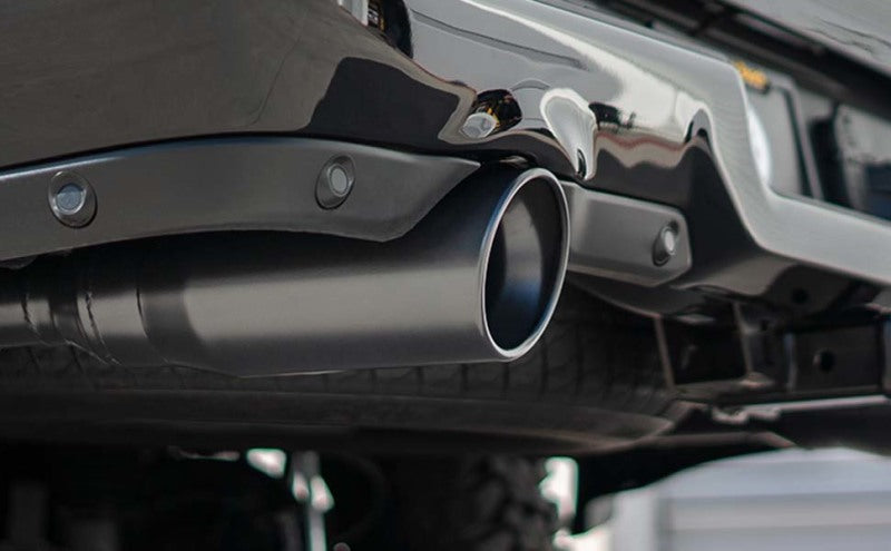 MagnaFlow CatBack 2018 Ford F-150 V6-3.0L Dual Exit Black Stainless Exhaust - MF Series