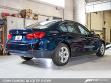 Load image into Gallery viewer, AWE Tuning 13-18 BMW 320i (F30) Touring Edition Exhaust w/ Perfomance Mid Pipe - Diamond Black Tips