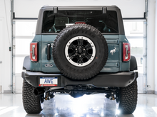 Load image into Gallery viewer, AWE Tuning 2021+ Ford Bronco 0FG Single Rear Exit Exhaust w/Diamond Black Tip &amp; Bash Guard