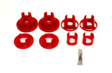 Load image into Gallery viewer, BMR 10-11 5th Gen Camaro Rear Cradle Street Version Poly Inserts Only Bushing Kit - Red