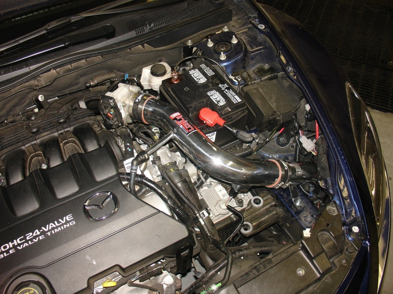 Injen 09-10 Mazda 6 3.7L V6 Black Tuned Cold Air Intake w/ MR Tech and Web Nano-Fiber Dry Filter