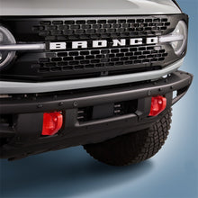 Load image into Gallery viewer, Ford Racing 2021+ Bronco Front Bumper Tow Hooks - Red (Pair)
