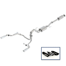 Load image into Gallery viewer, Ford Racing 15-18 F-150 5.0L Cat-Back Touring Exhaust System - Rear Exit Chrome Tips