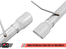 Load image into Gallery viewer, AWE Tuning S197 Mustang GT Axle-back Exhaust - Track Edition (Chrome Silver Tips)