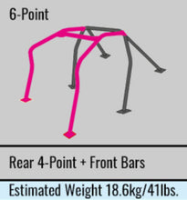 Load image into Gallery viewer, Cusco D1 Chromoly 6PT 2-Pssgr Blue Roll Cage 18+ Honda Civic Type-R / 17+ 5-Door Hatchback