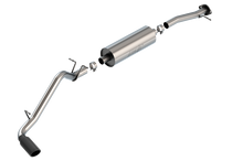 Load image into Gallery viewer, Borla 15-21 Chevrolet Colorado S-Type Cat-Back Black Chrome Tips