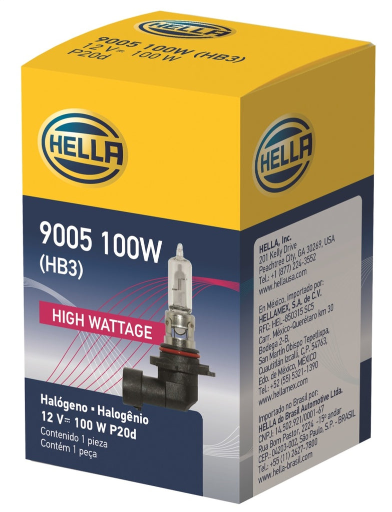 Hella 9005/HB3 12V 100W P20d T4 Halogen Bulb