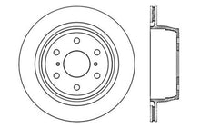 Load image into Gallery viewer, StopTech 07-10 GMC Sierra (w/ Rear Drum) / 07-09 GMC Yukon Rear Left Slotted &amp; Drilled Rotor