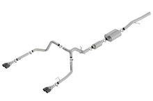 Load image into Gallery viewer, Borla 19 Chevrolet Silverado/GMC Sierra 1500 6.2L SS (S-Type) Catback Exhaust - Black Chrome Tips