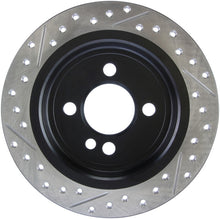 Load image into Gallery viewer, StopTech 07-09 Mini Cooper/Cooper S Slotted &amp; Drilled Left Rear Rotor