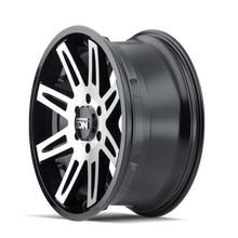Load image into Gallery viewer, ION Type 142 17x9 / 5x127 BP / -12mm Offset / 78.1mm Hub Black/Machined Wheel