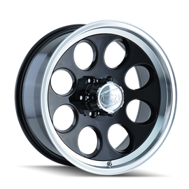 ION Type 171 15x10 / 5x127 BP / -38mm Offset / 83.82mm Hub Black/Machined Wheel