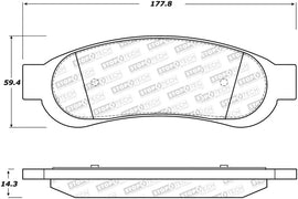 StopTech Street Select Brake Pads - Front