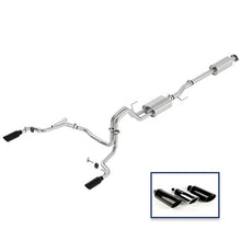 Load image into Gallery viewer, Ford Racing 15-18 F-150 5.0L Cat-Back Sport Exhaust System - Rear Exit Black Chrome Tips