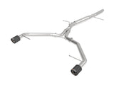 aFe 17-19 Audi A4 (L4-2.0L) MACH Force-Xp  Stainless Steel Axle-Back Exhaust System - Carbon Tip