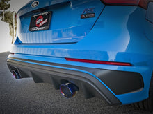 Load image into Gallery viewer, aFe Takeda 3in 304 SS Axle-Back Exhaust System w/ Blue Flame Tip 16-18 Ford Focus RS 2.3L (t)