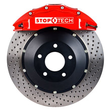 Load image into Gallery viewer, StopTech 08-10 Audi S5 Front BBK w/ Red ST-60 Calipers Drilled 380x32mm Rotors Pads Lines